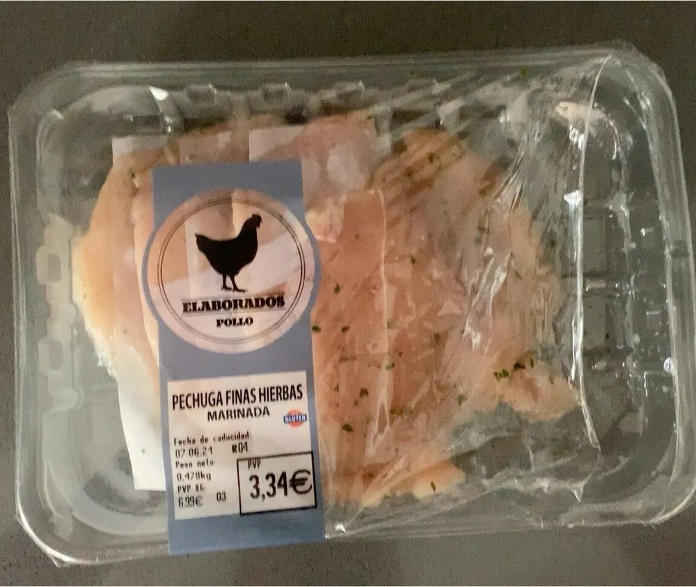 Pechuga finas hierbas marinada