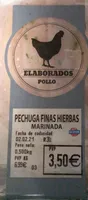 Pechugas Finas Hierbas Marinada