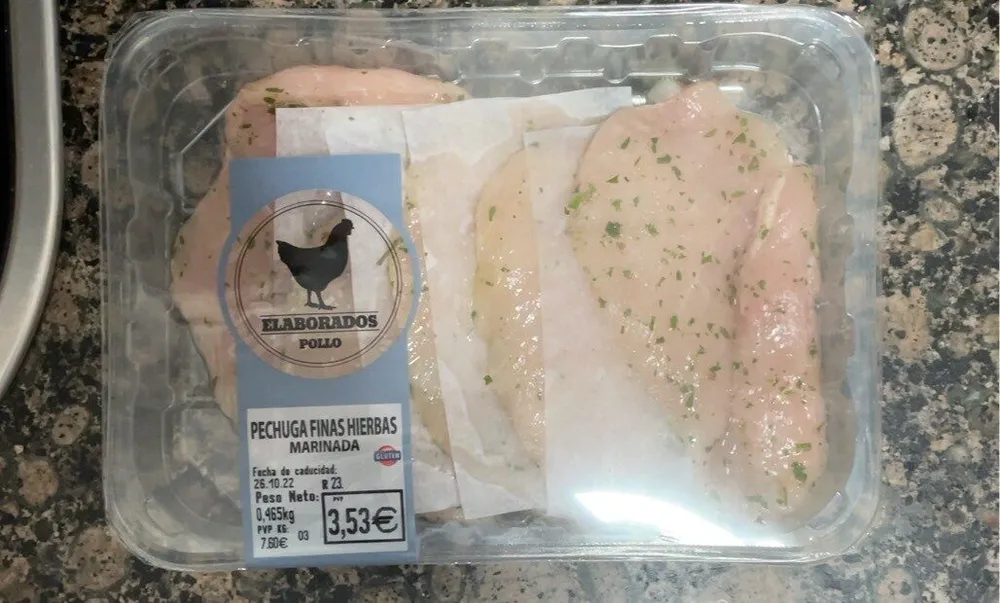 Pechuga finas hierbas marinada