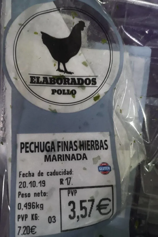 Pechuga finas hierbas