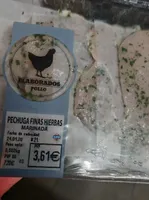 Pechuga de Pollo Marinada a las Finas Hierbas con agua añadida