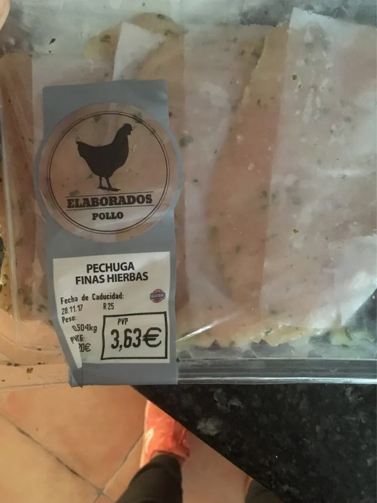 Pechuga finas hierbas