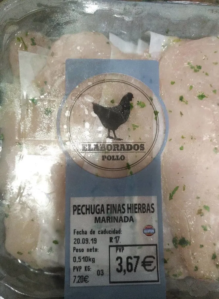 Pechuga finas hierbas marinada