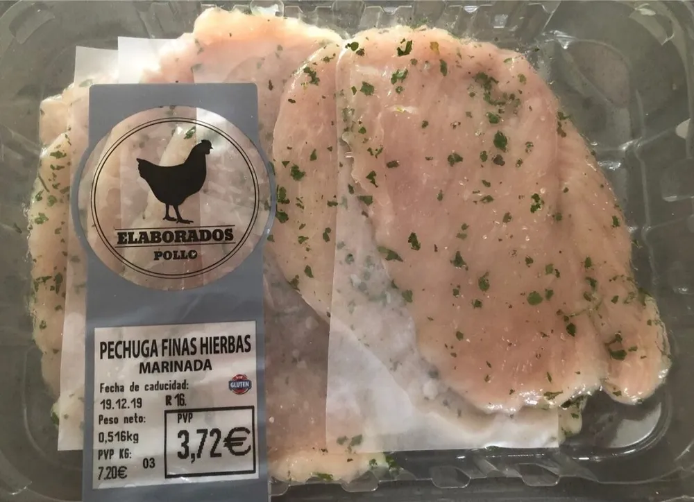 Pechuga finas hierbas marinada