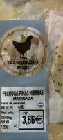 Pechuga pollo finas hierbas marinada