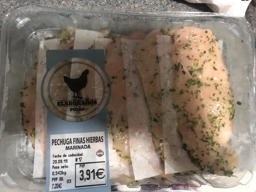 Pechuga Finas Hierbas Marinada