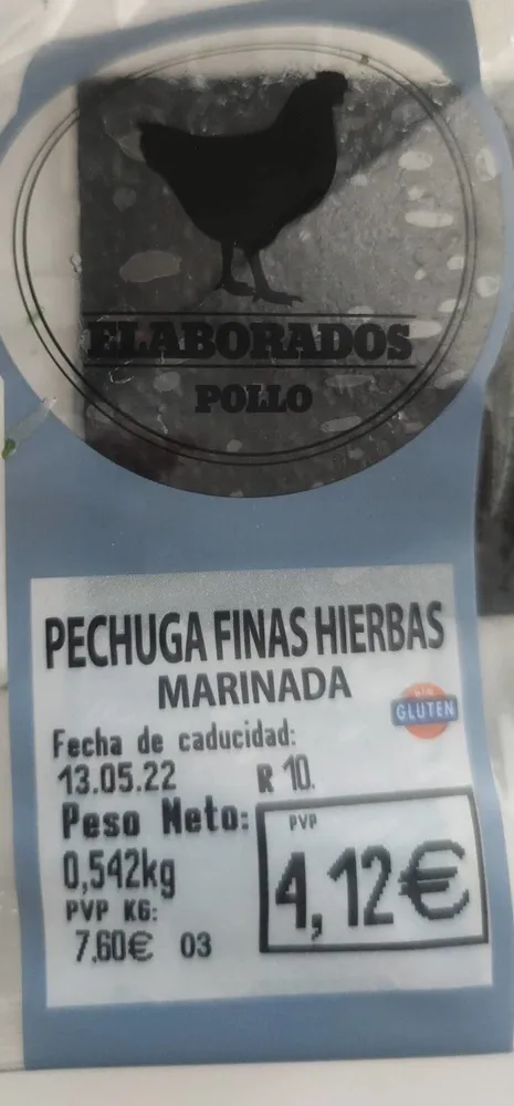 Pechuga finas hierbas marinada