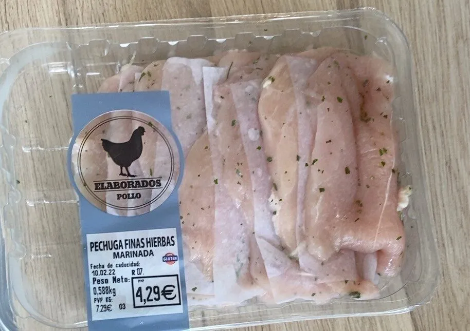 Pechuga finas hierbas marinada