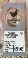 PECHUGA FINAS HIERBAS MARINADA