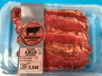 Filete de vacuno al ajillo
