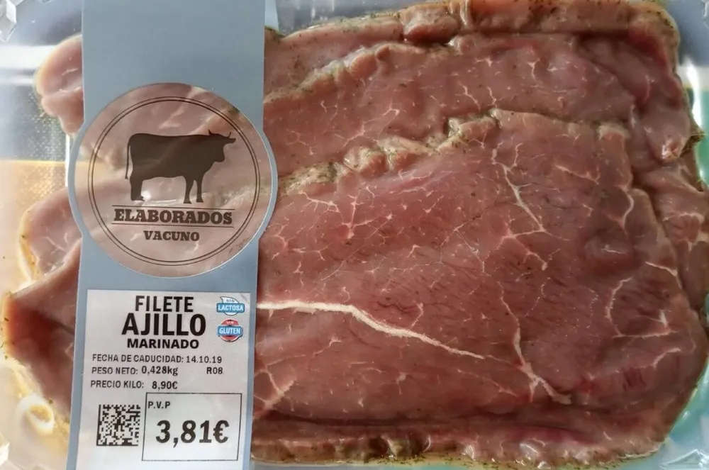 Filete ajillo marinado