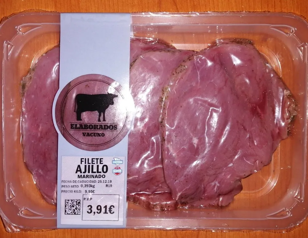 Filete ajillo marinado