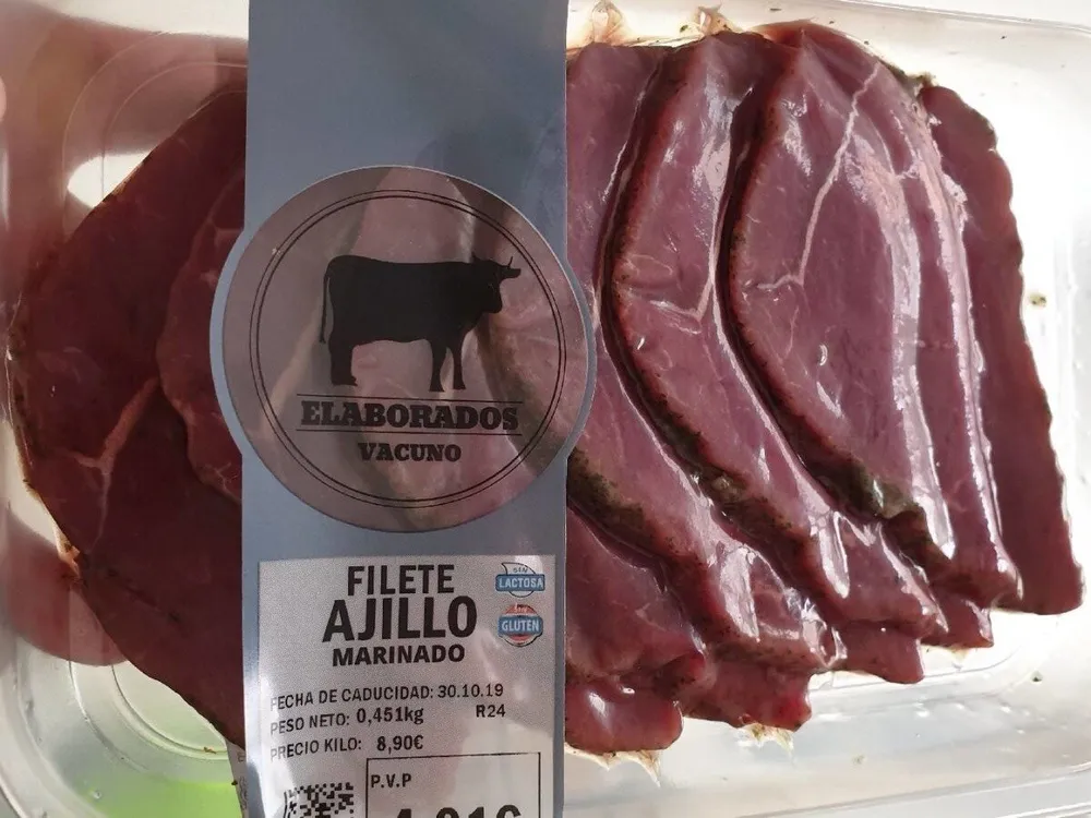 Filete ajillo marinado