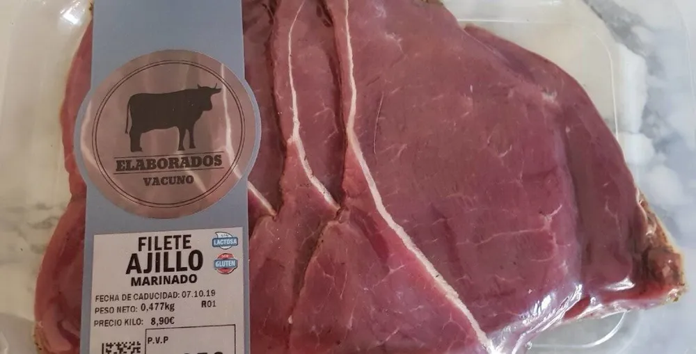 Filete ajillo marinado