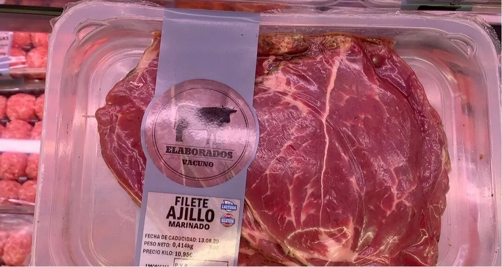 Filete ajillo marinado