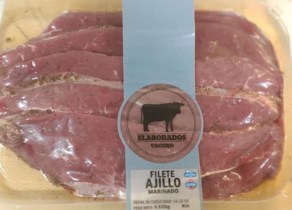 Filete ajillo marinado