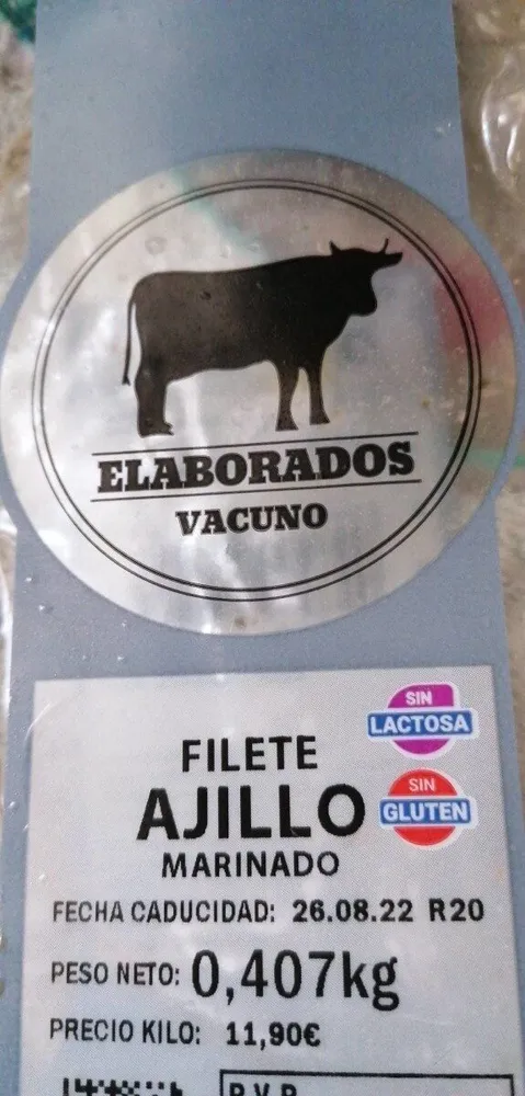 Filete ajillo mercadona