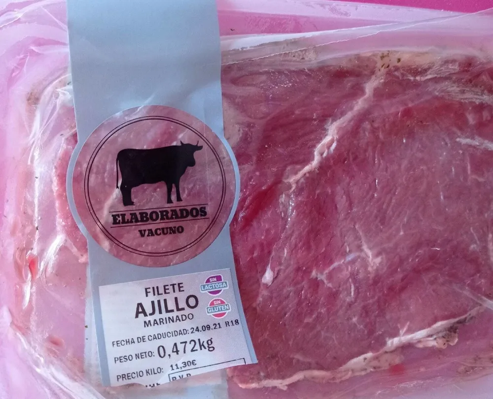Filete ajillo marinado