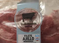 Filete de vacuno marinado al ajillo