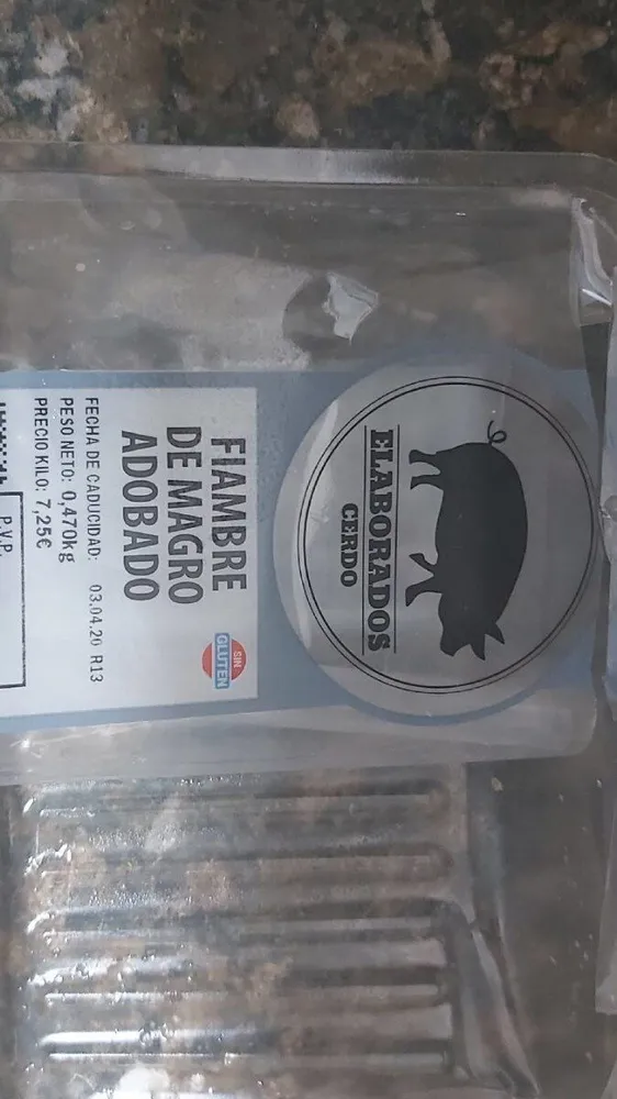 Fiambre de magro adobado