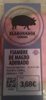 Fiambre de magro adobada
