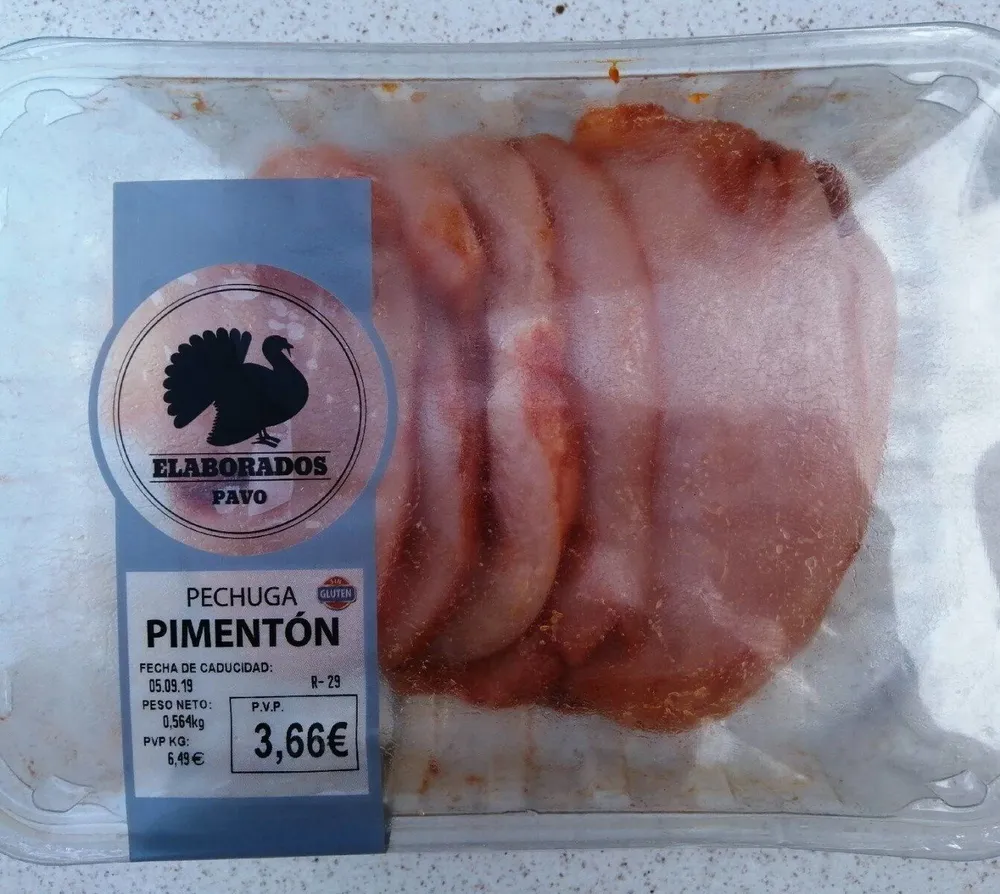 Pechuga de pavo pimentón