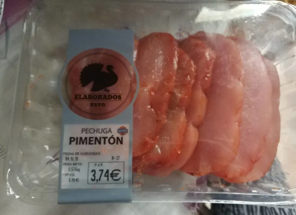 Pechuga de pavo pimentón