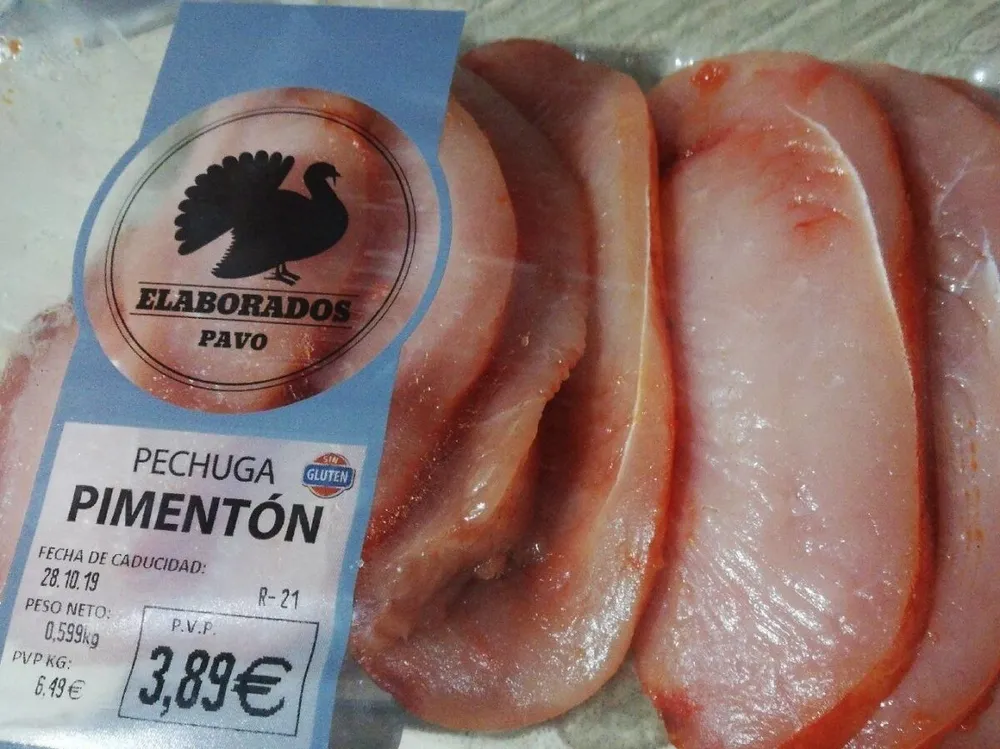 Pechuga pavo pimentón
