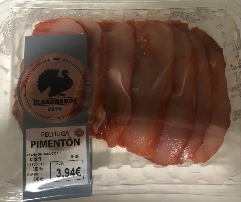 Pechuga de pavo pimentón