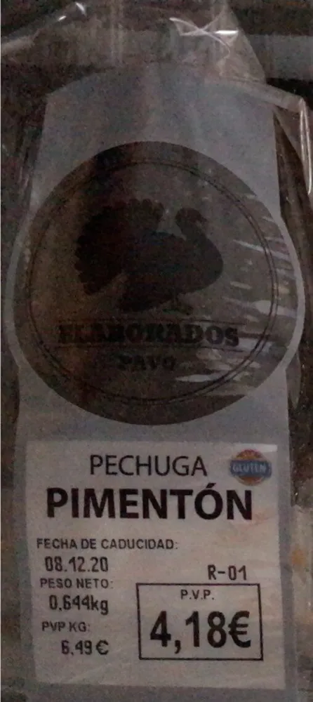 Pechuga de pavo al pimentón