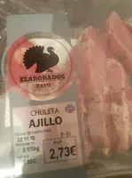 Chuleta Ajillo Pavo