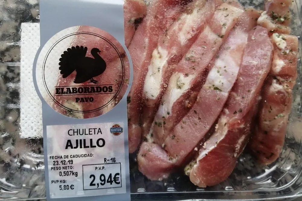 Chuleta ajillo