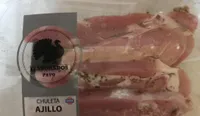 Chuleta pavo al ajillo