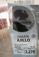 Chuleta ajillo PAVO