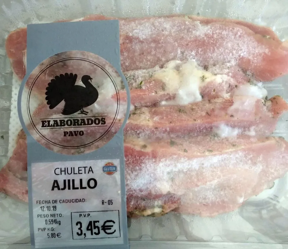 Chuleta ajillo
