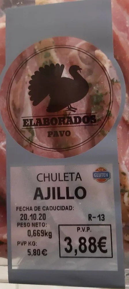 Chuleta ajillo