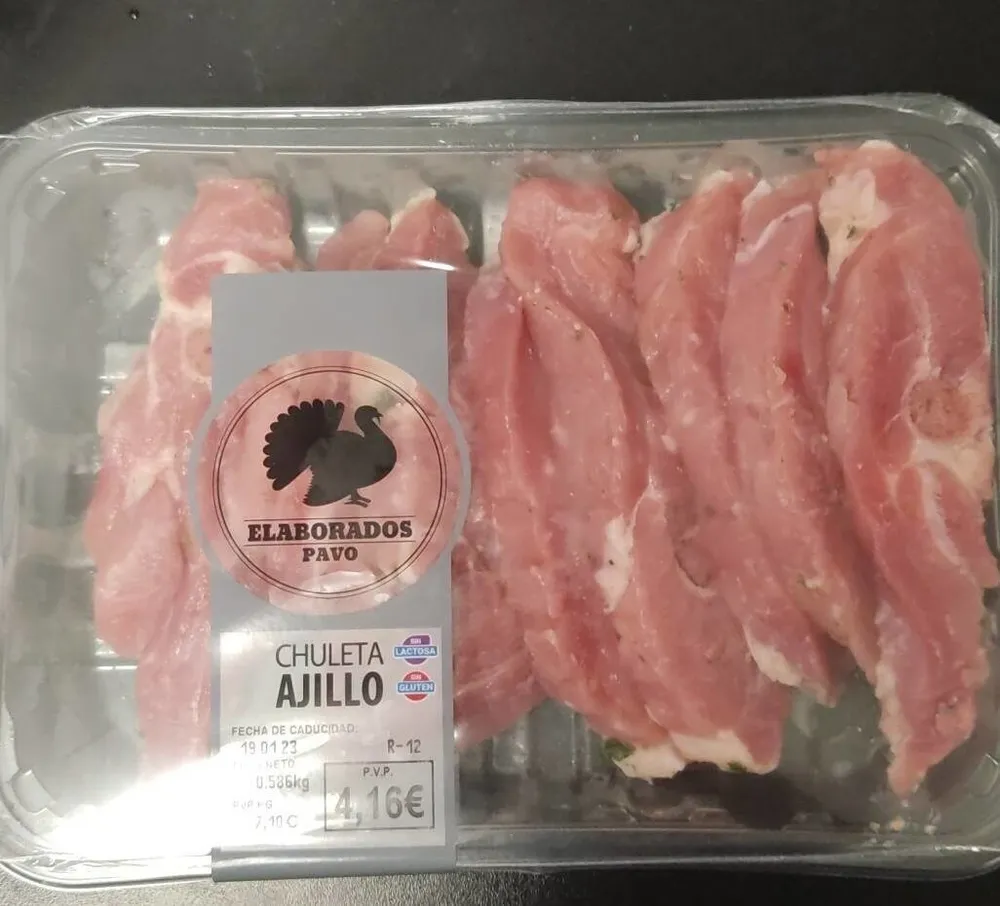 Chuleta ajillo