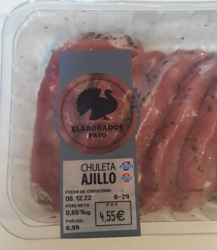 Chuleta ajillo