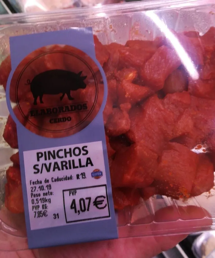 Pincho magro de cerdo