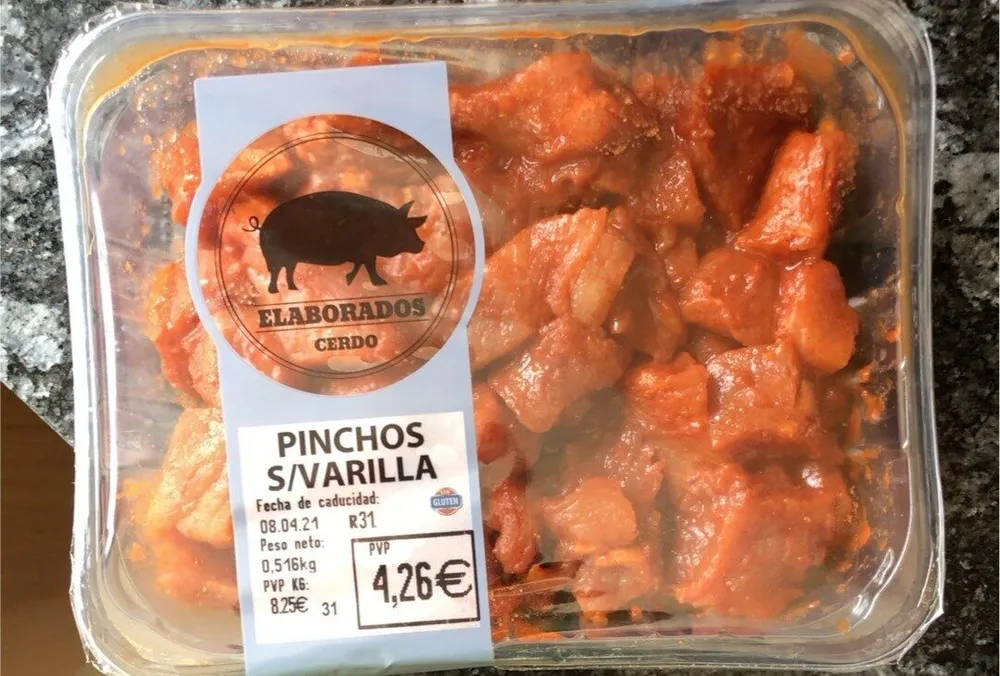 Pinchos s/varilla