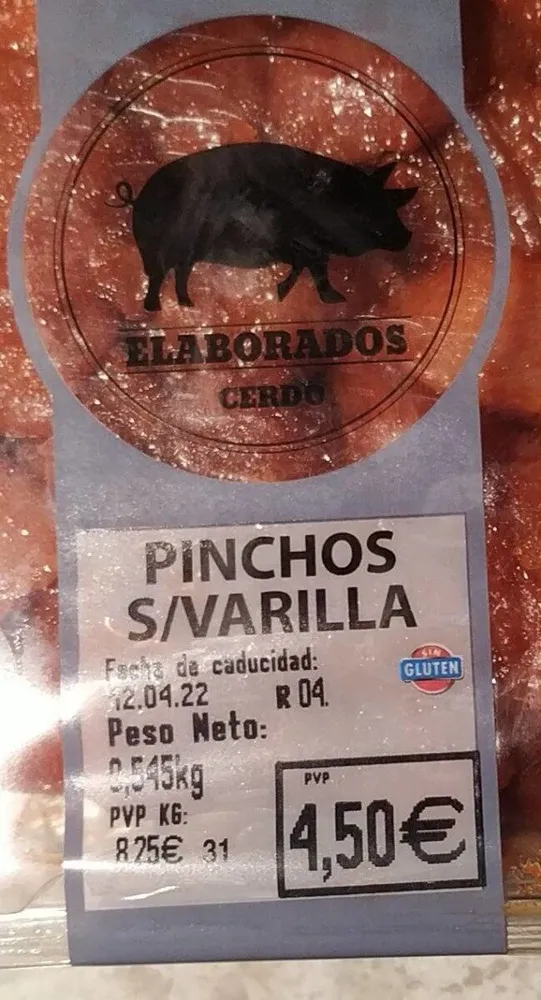 Pinchos S varilla