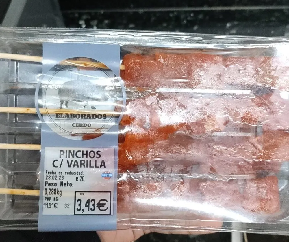 Pinchos c/ varilla