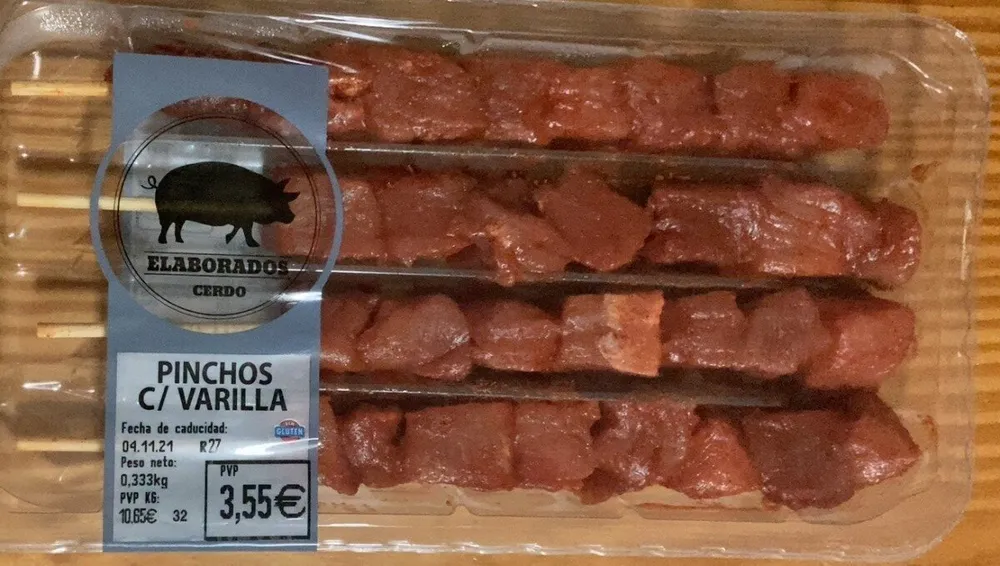 Pinchos magro de cerdo