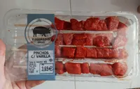 Pinchos con varilla