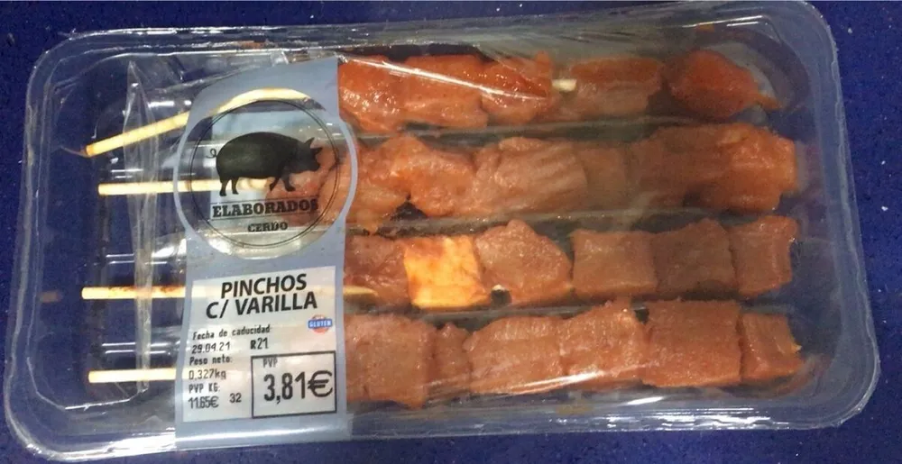 Pinchos C/Varilla
