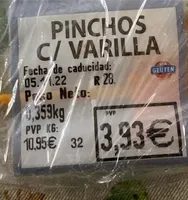 Pinchos C/varilla