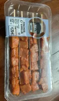 Pinchos elaborados de cerdo