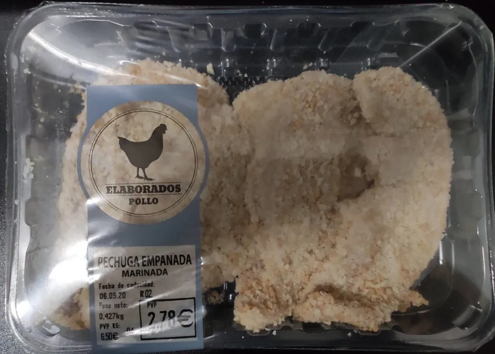 Pechuga Empanada Marinada