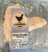 Pechuga empanada marinada
