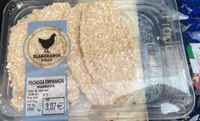 Pechuga de pollo empanada marinada